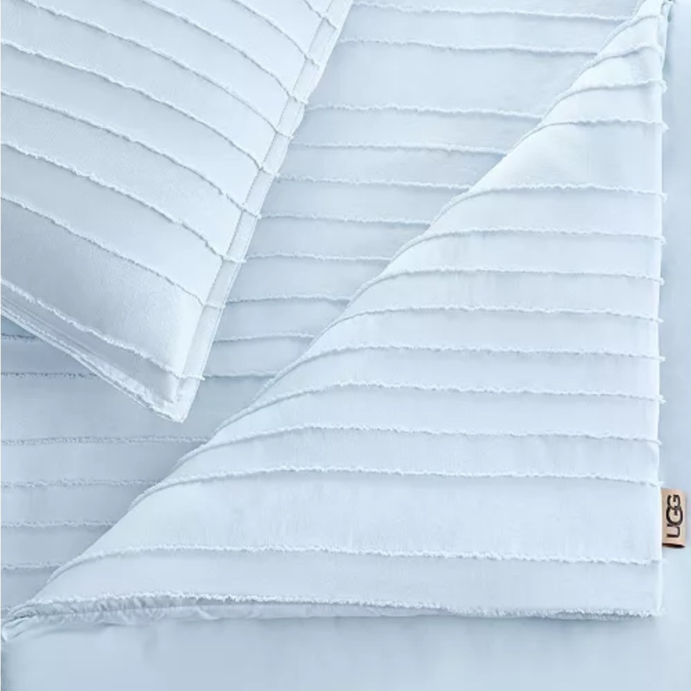 UGG Devon Textured 2 pc Comforter Set (Twin/Twin XL) NWT